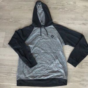 RVCA hoodie-grey/black
